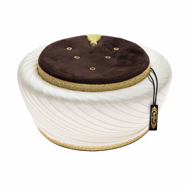 Şecaat Krem Kahve Sarık